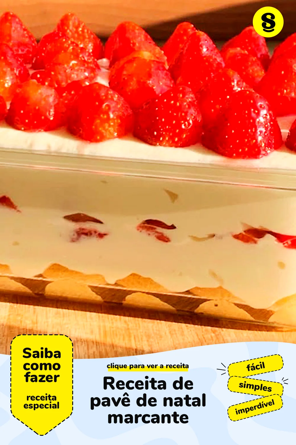 Receita de pavê de Natal