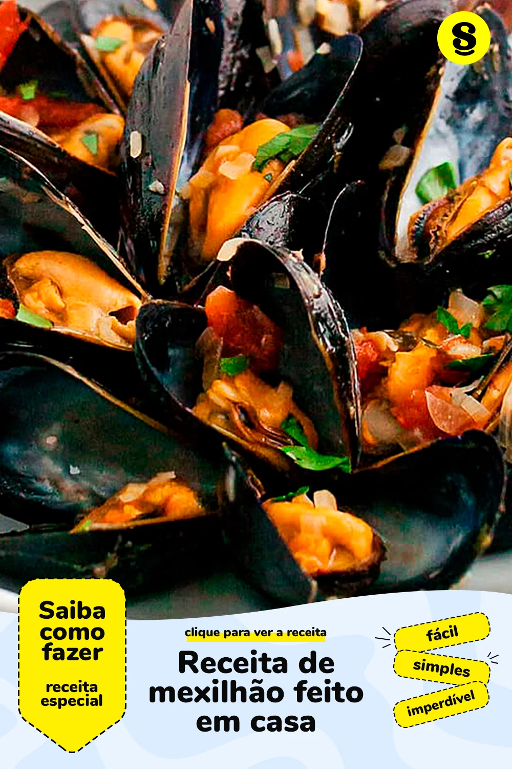 Receita de mexilhão