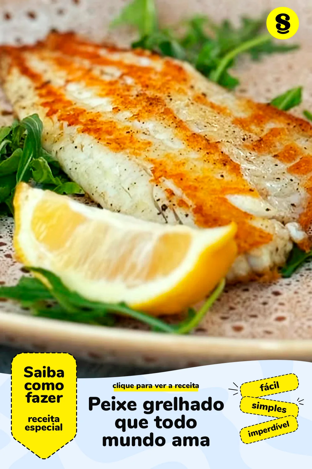 Receita de peixe grelhado