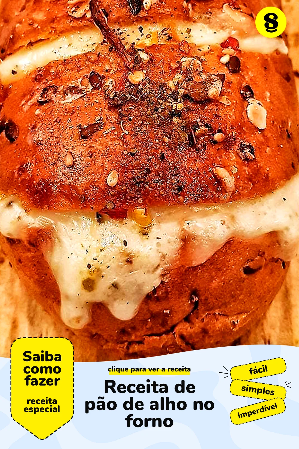 Receita de pão de alho no forno