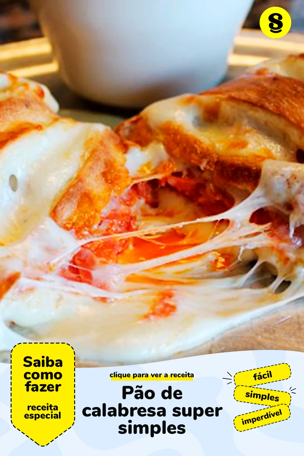 Receita de pão de calabresa