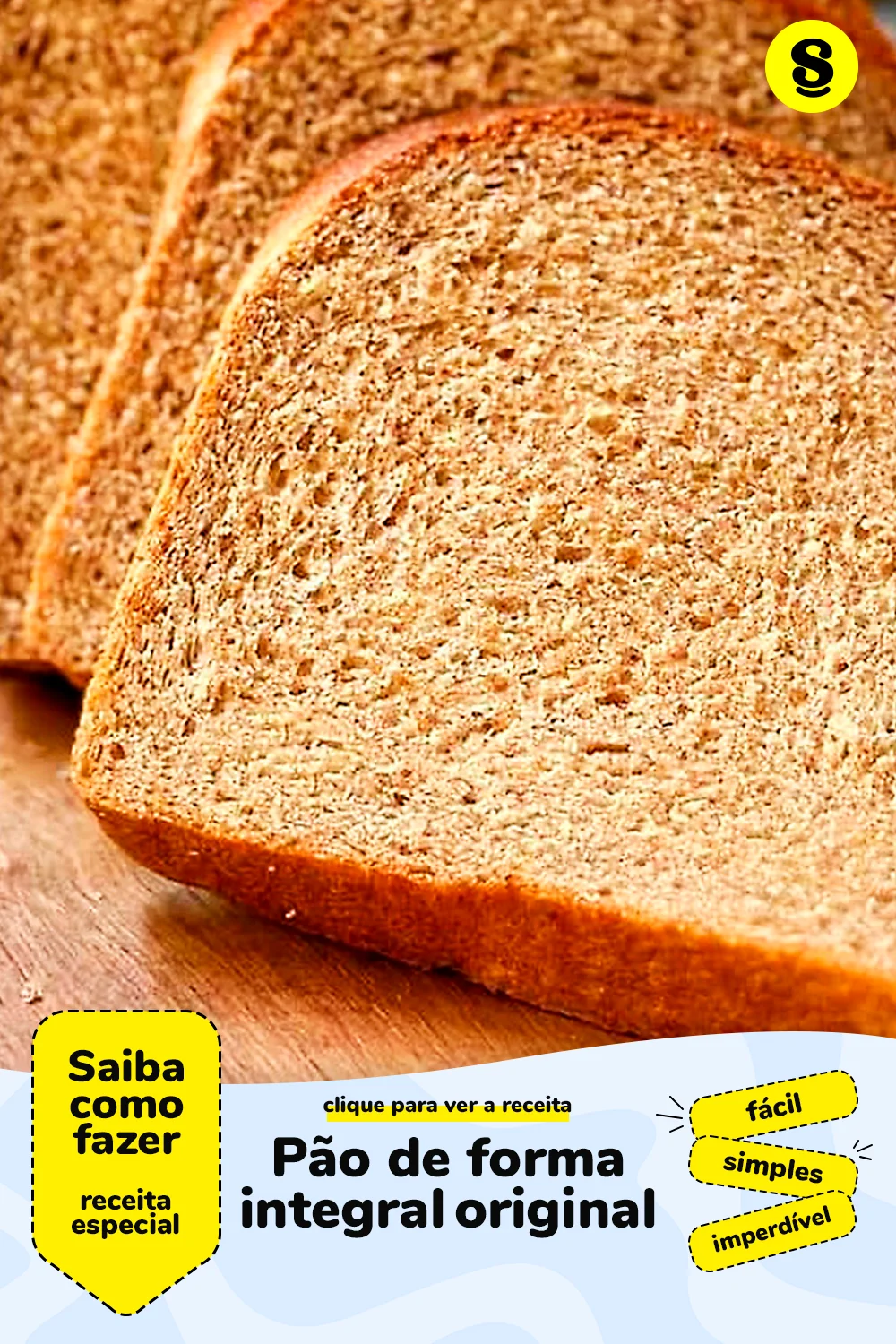 Receita de pão de forma integral