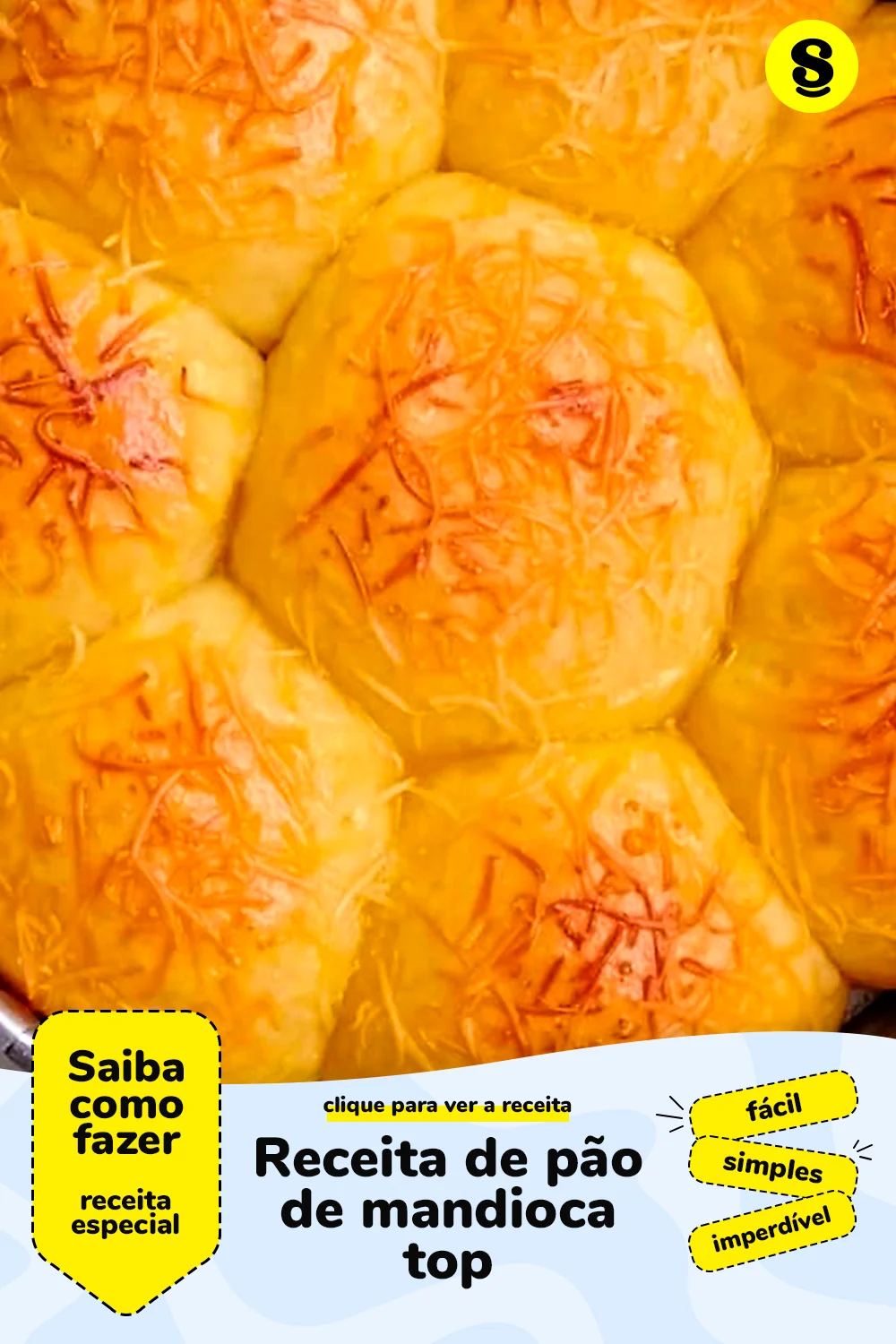 Receita de pão de mandioca
