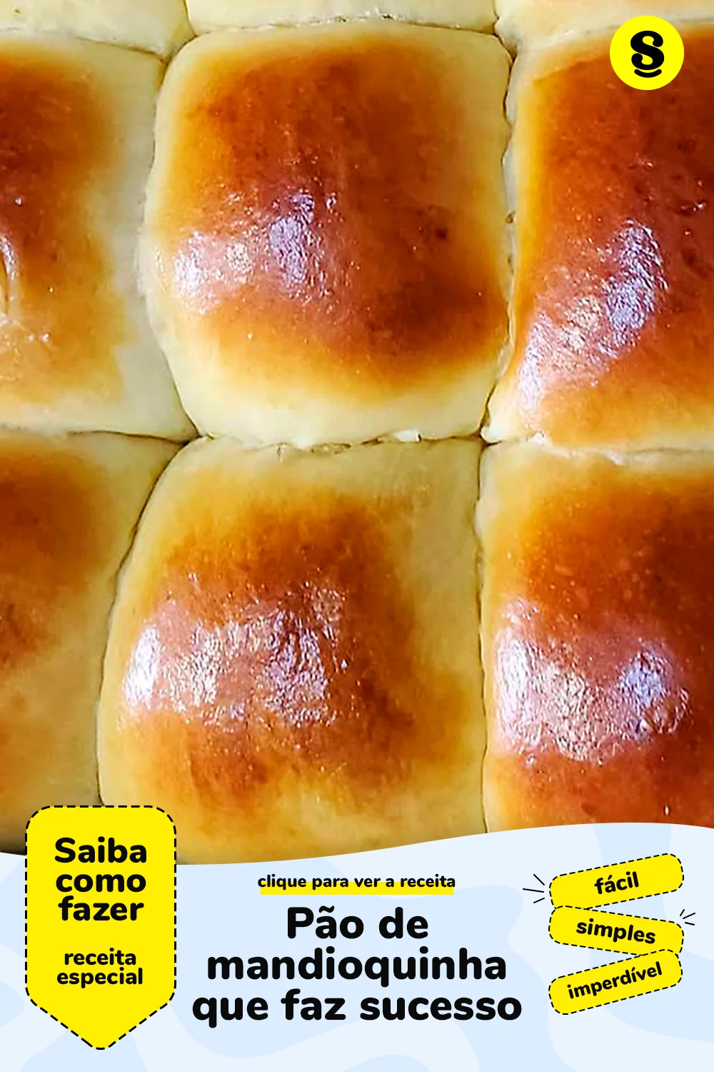 Receita de pão de mandioquinha