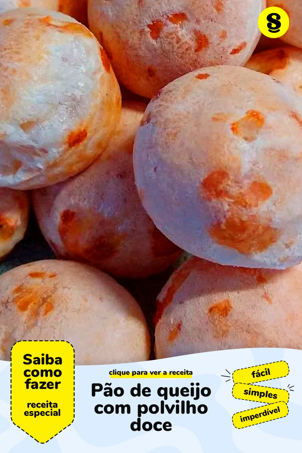Receita de pão de queijo com polvilho doce