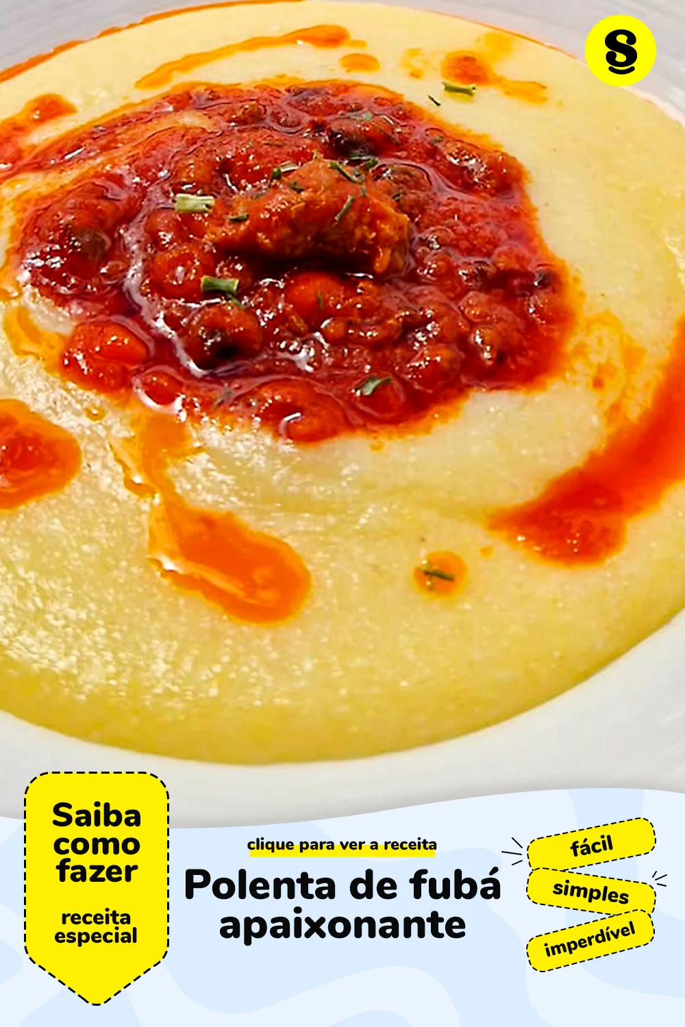 Receita de polenta de fubá