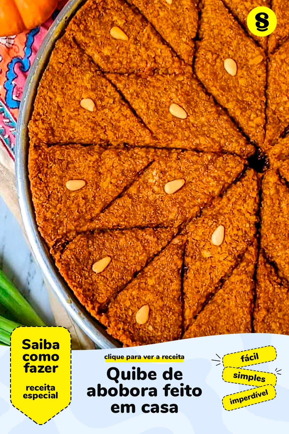 Receita de quibe de abobora