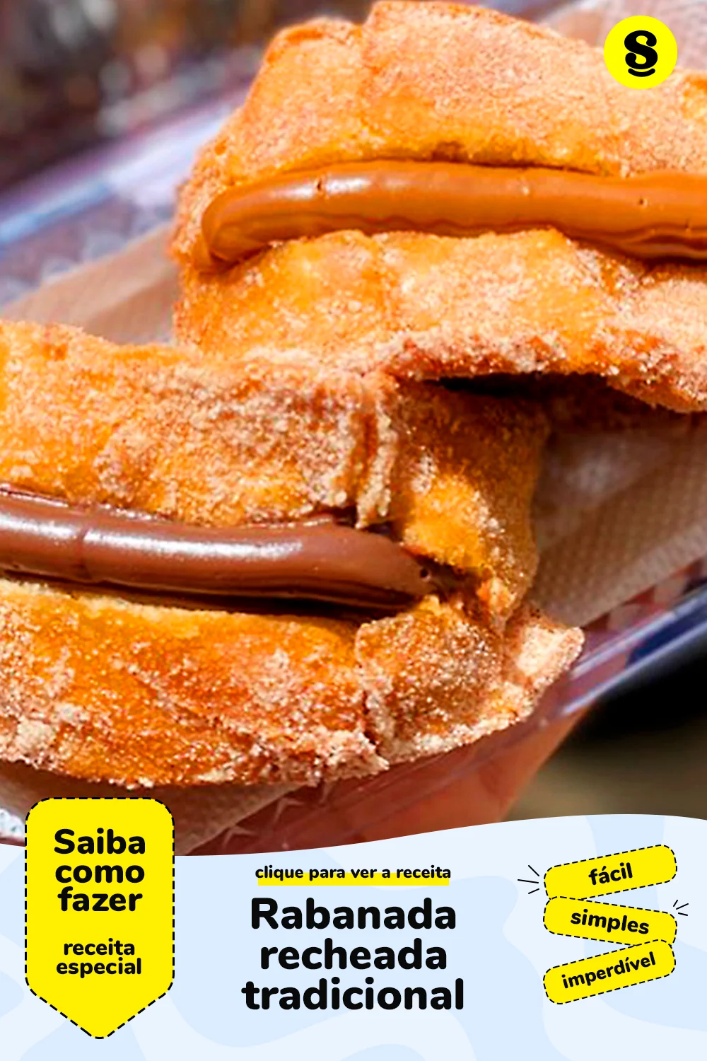 Receita de rabanada recheada