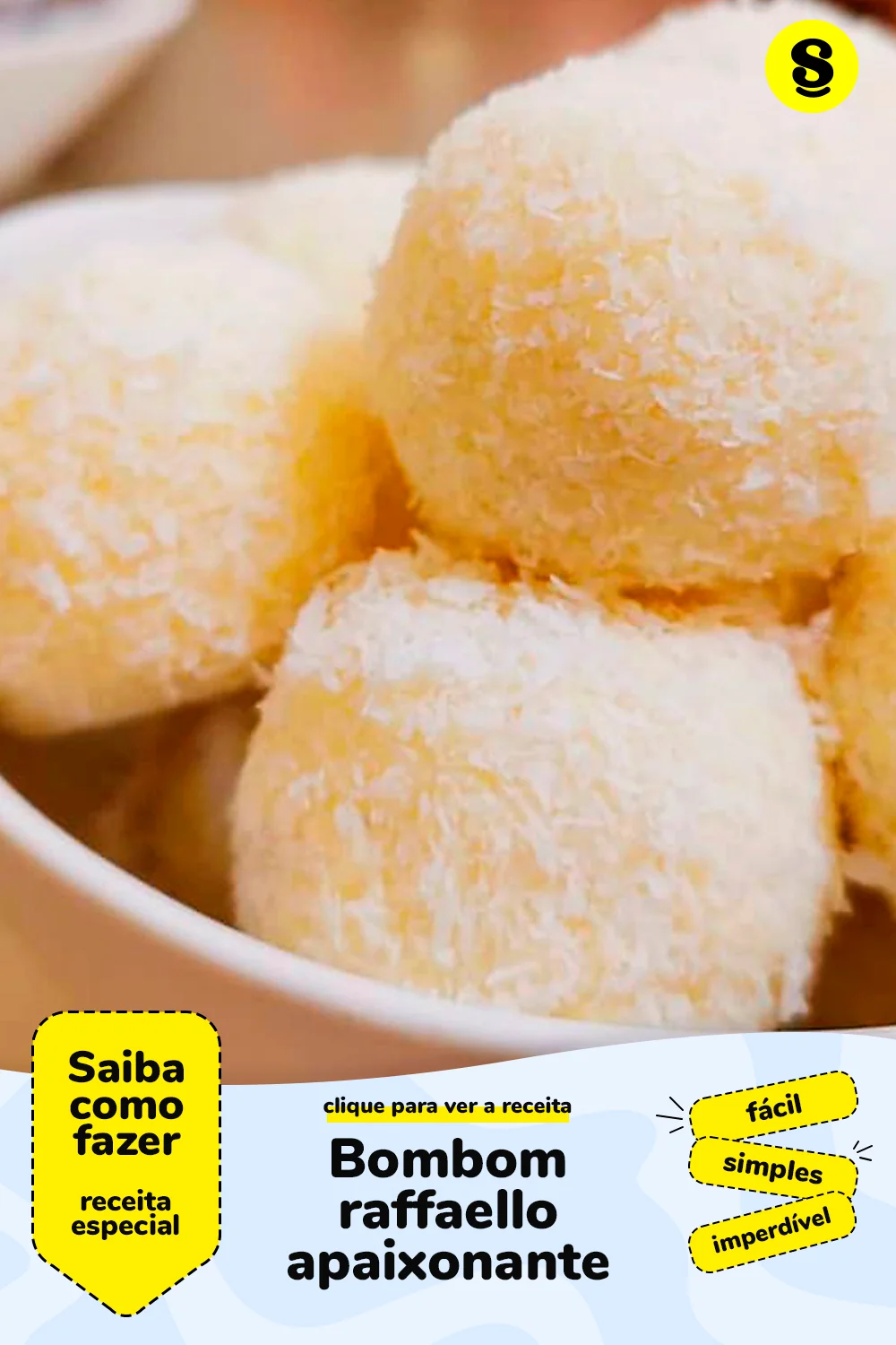 Receita de bombom raffaello