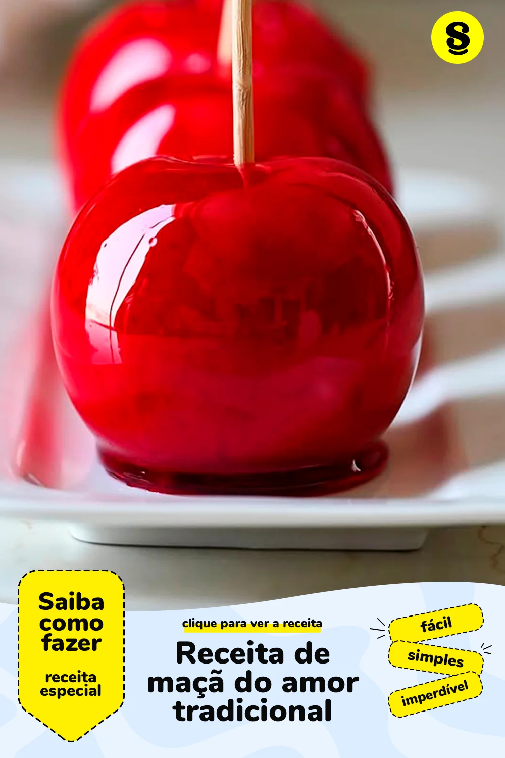 Receita de maçã do amor