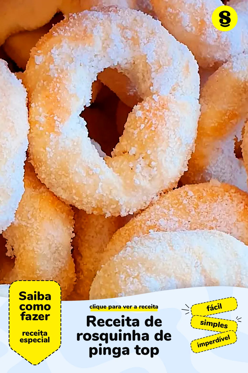 Receita de rosquinha de pinga