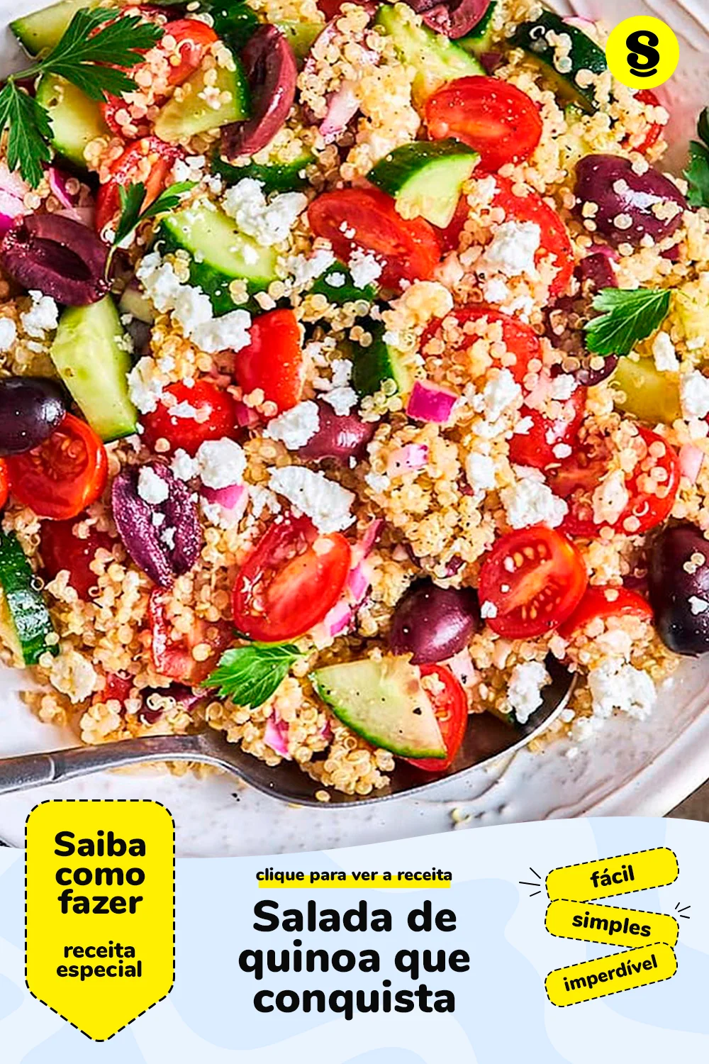 Receita de salada de quinoa