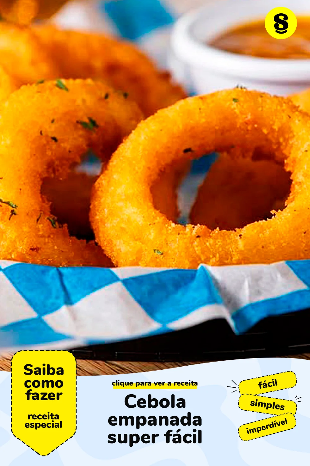 Receita de cebola empanada