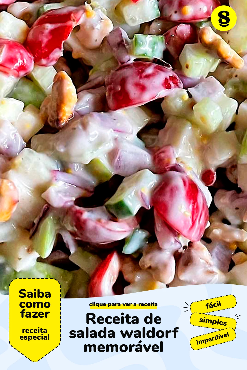 Receita de salada waldorf