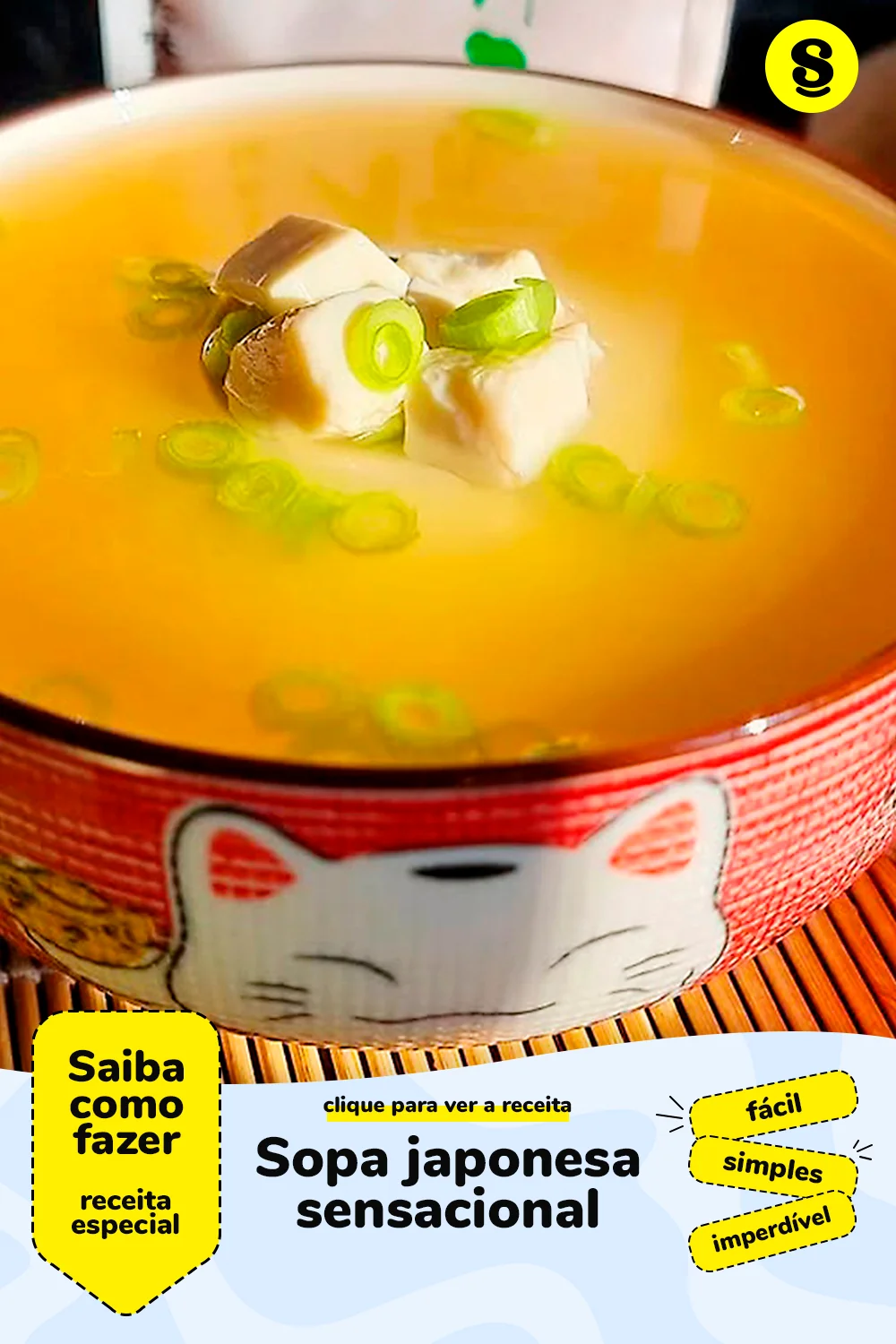 Receita de sopa japonesa