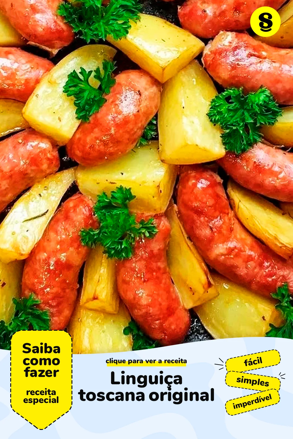 Receita com linguiça toscana