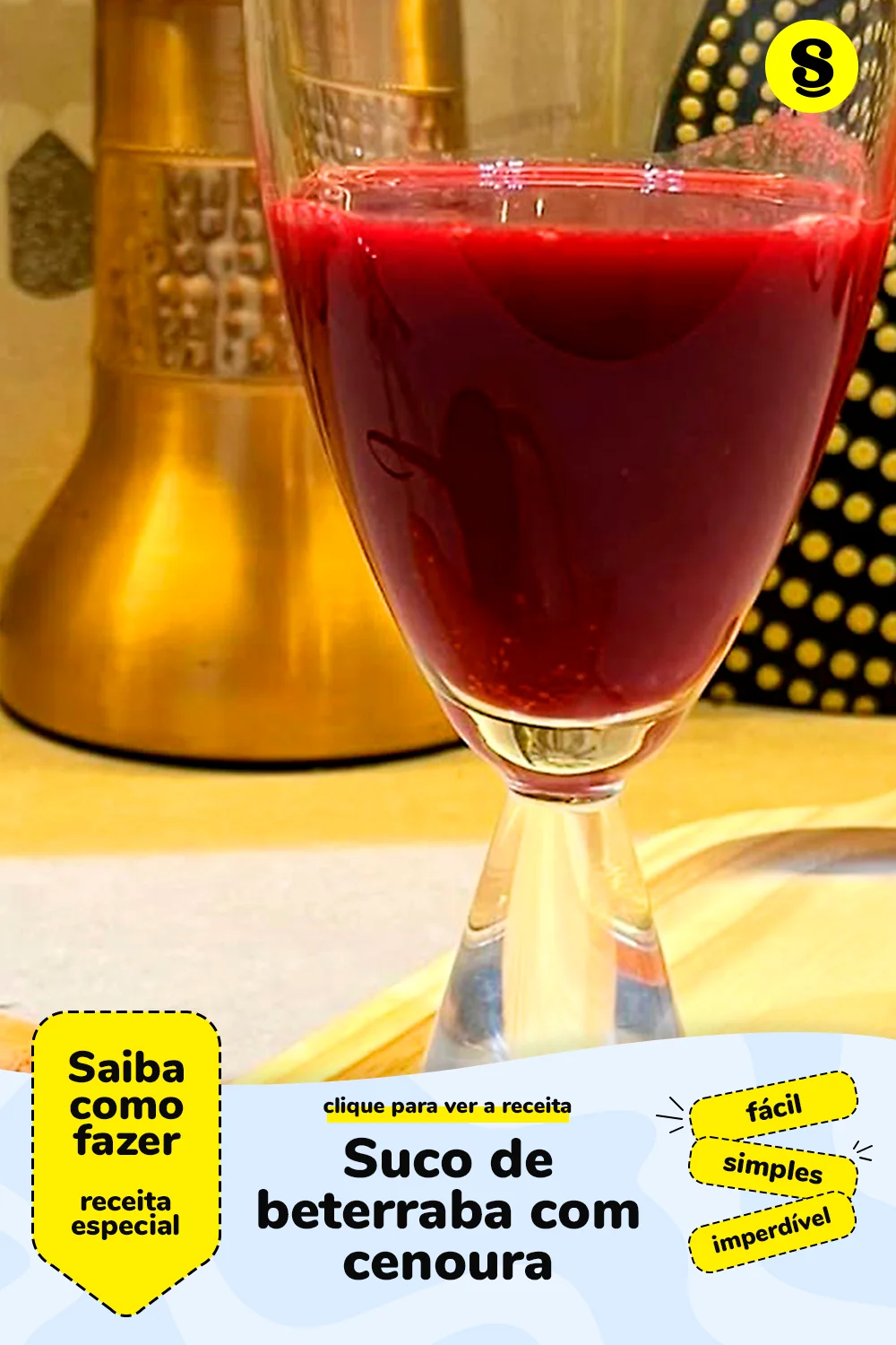 Receita de suco de beterraba com cenoura