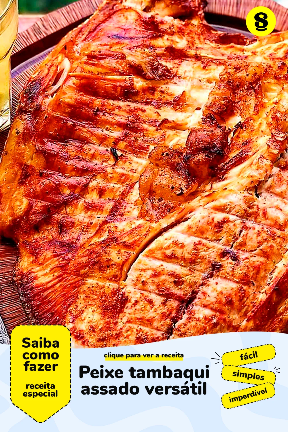 Receita de peixe tambaqui assado