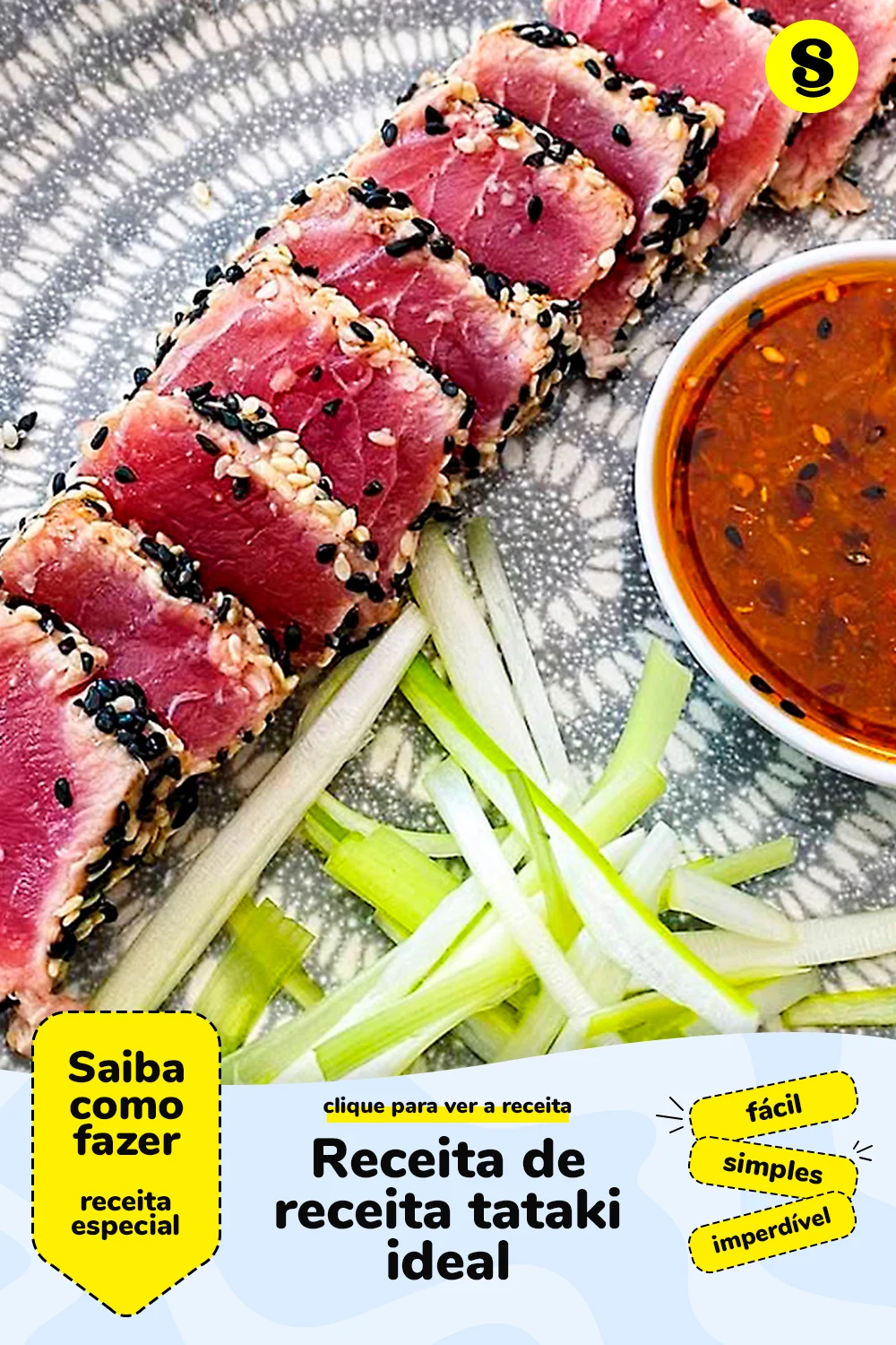 Receita de receita tataki