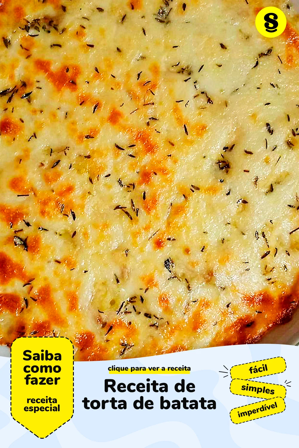 Receita de torta de batata