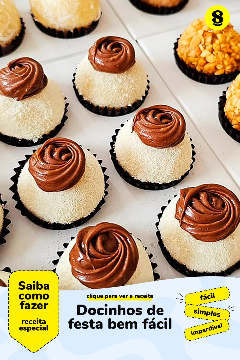 Receita de docinhos de festa