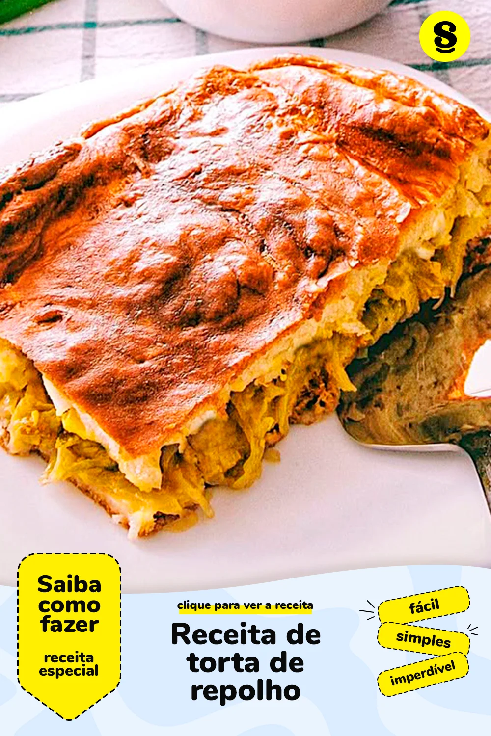 Receita de torta de repolho