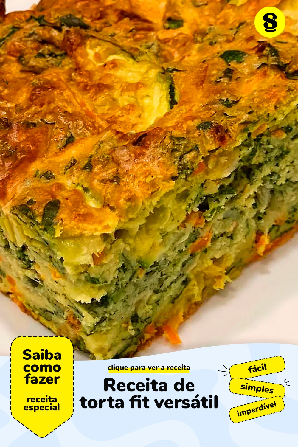 Receita de torta fit