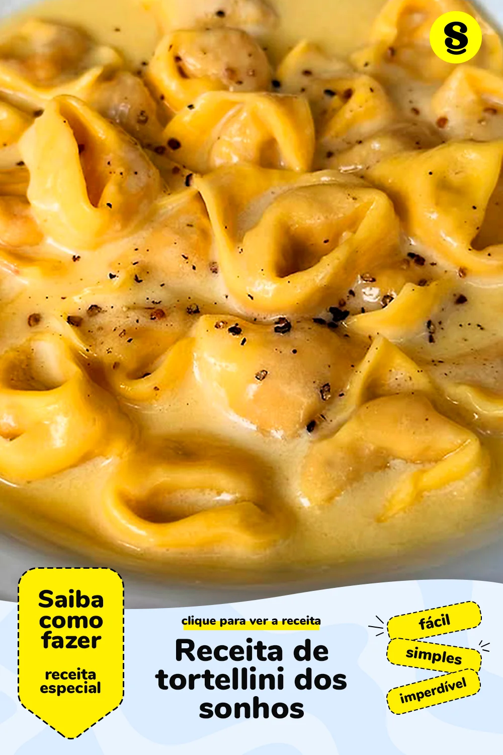 Receita de tortellini
