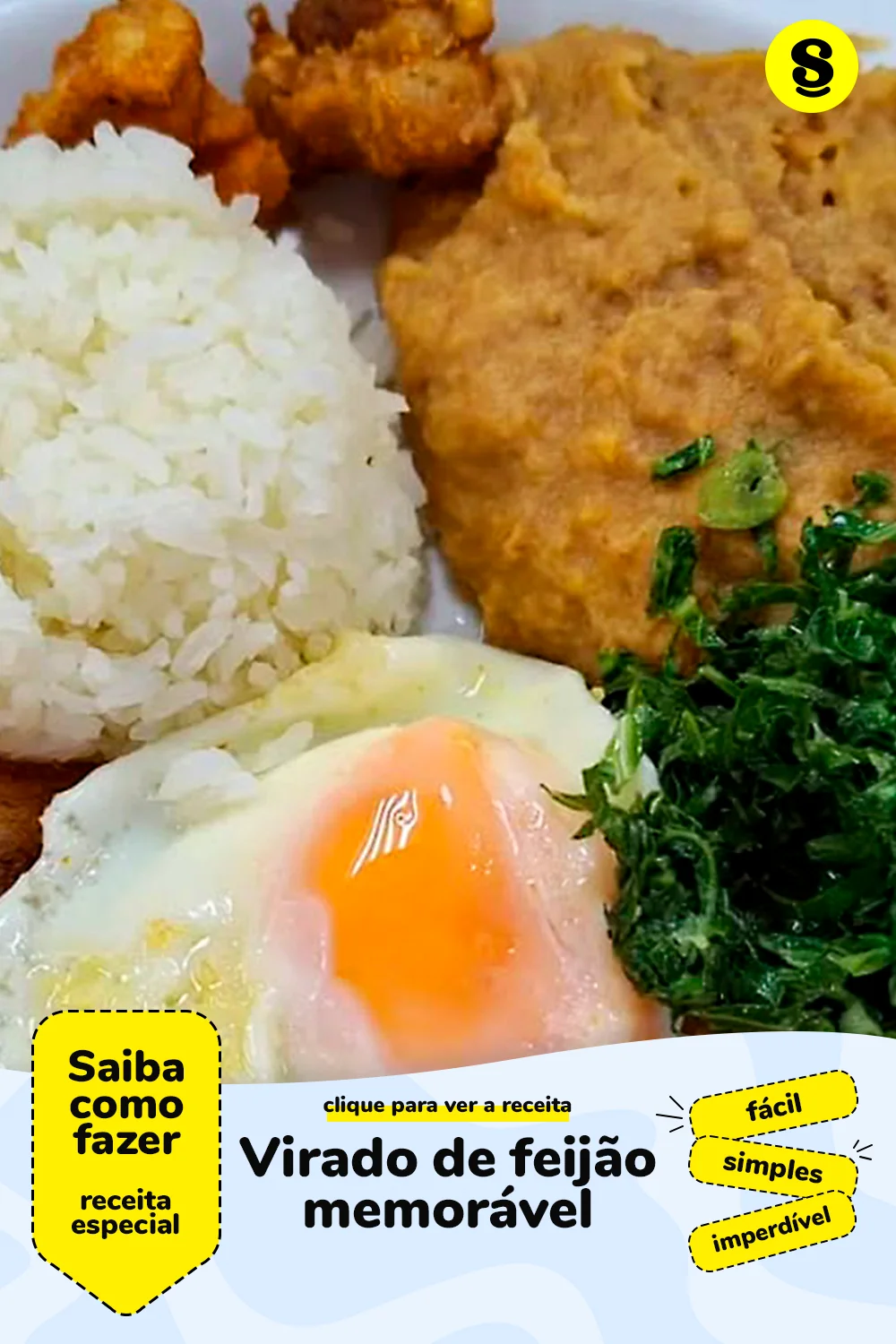 Receita de virado de feijão