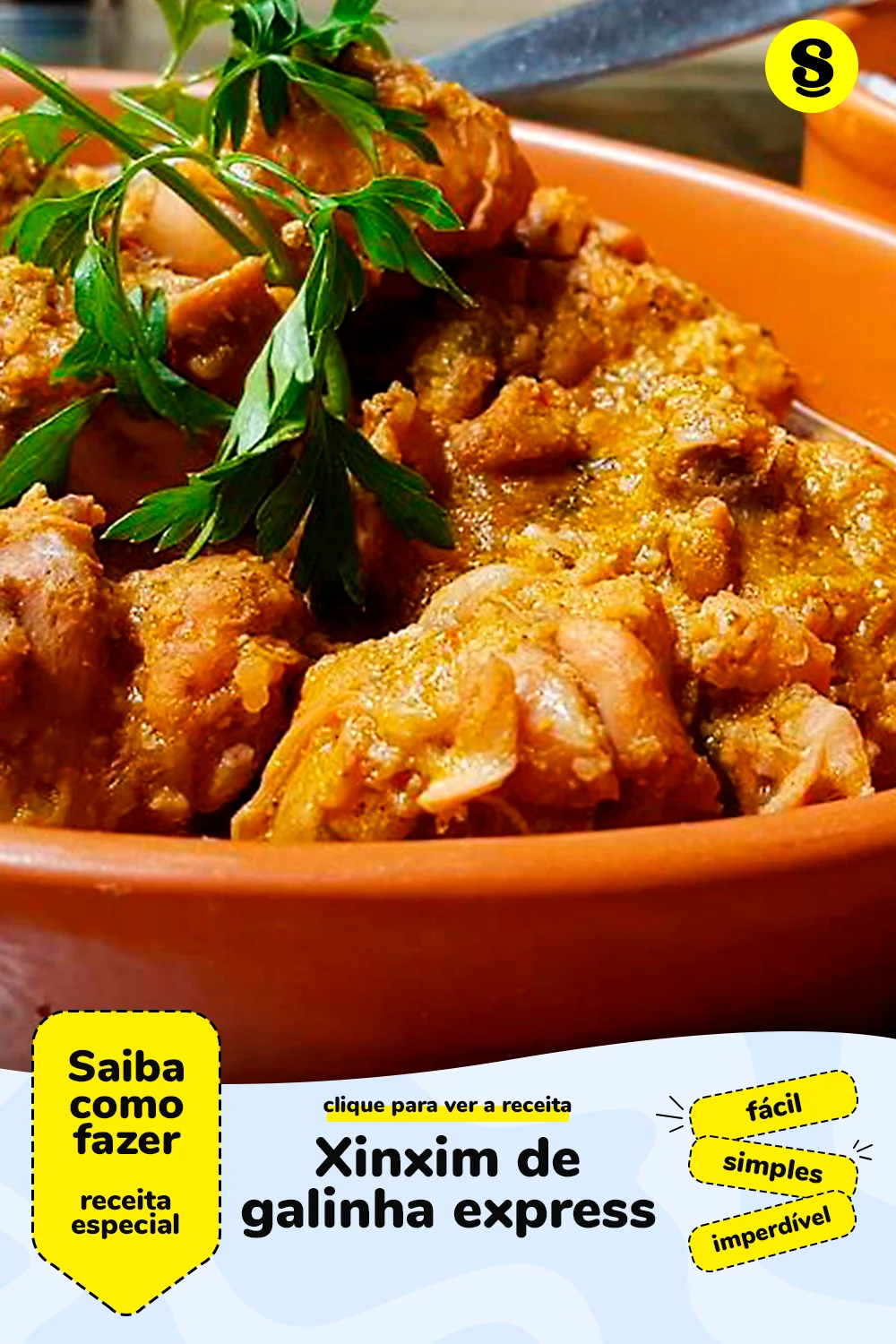Receita de xinxim de galinha