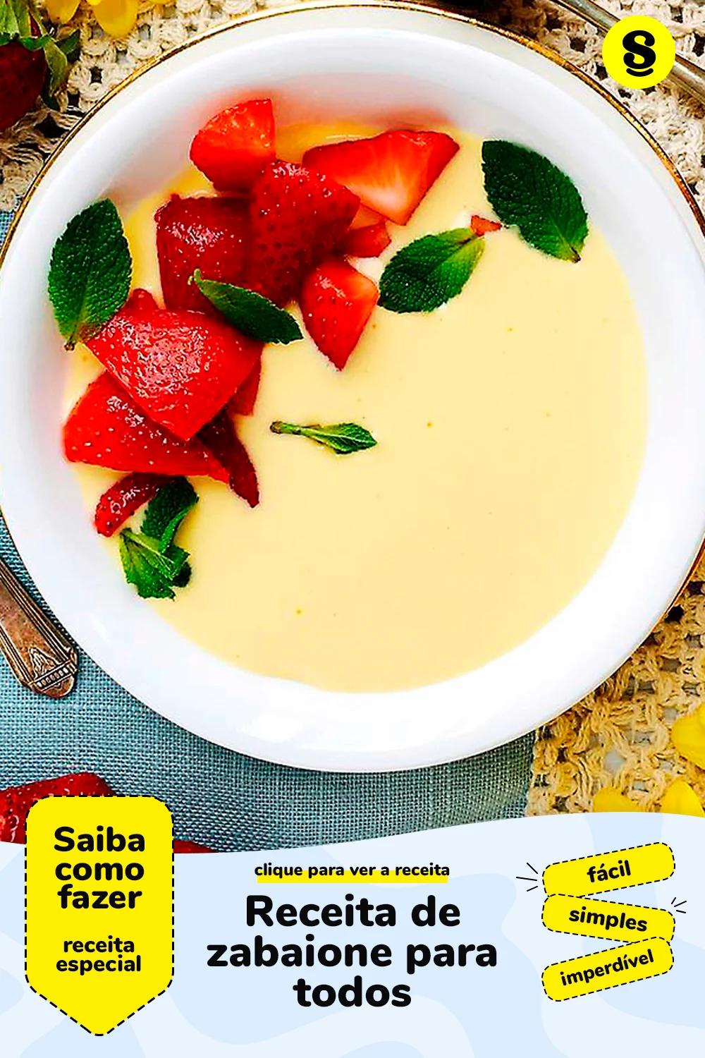 Receita de receita de zabaione