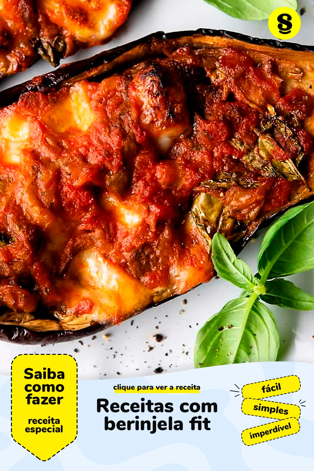Receita de receitas com berinjela fit