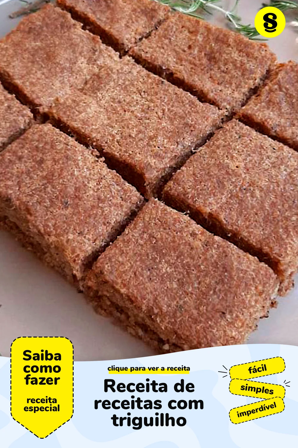 Receita de receitas com triguilho