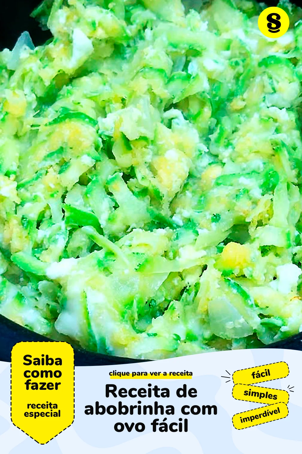 Receita de abobrinha com ovo