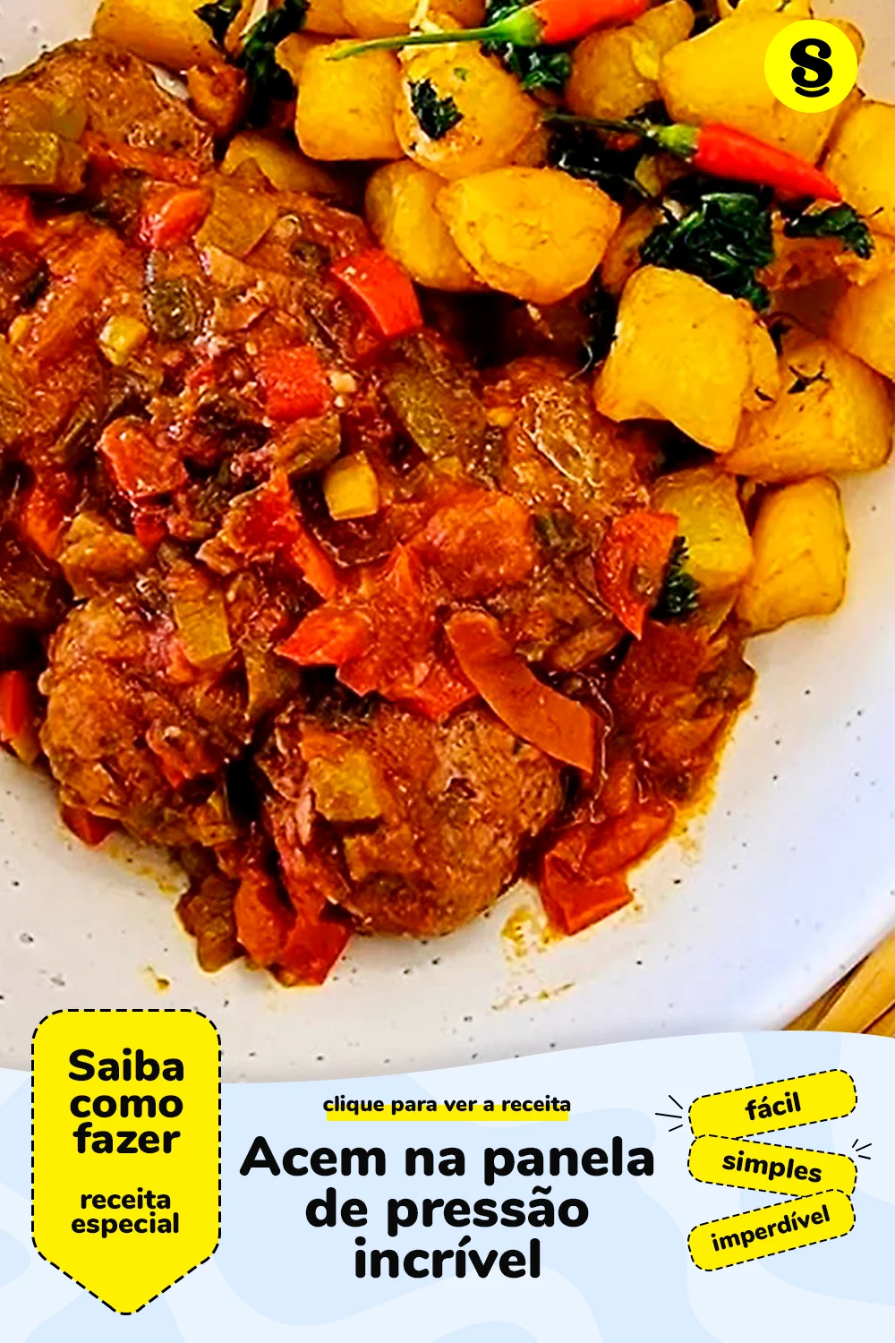 Receita de acem na panela de pressão