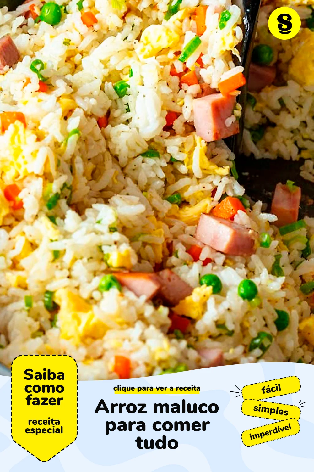 Receita de arroz maluco