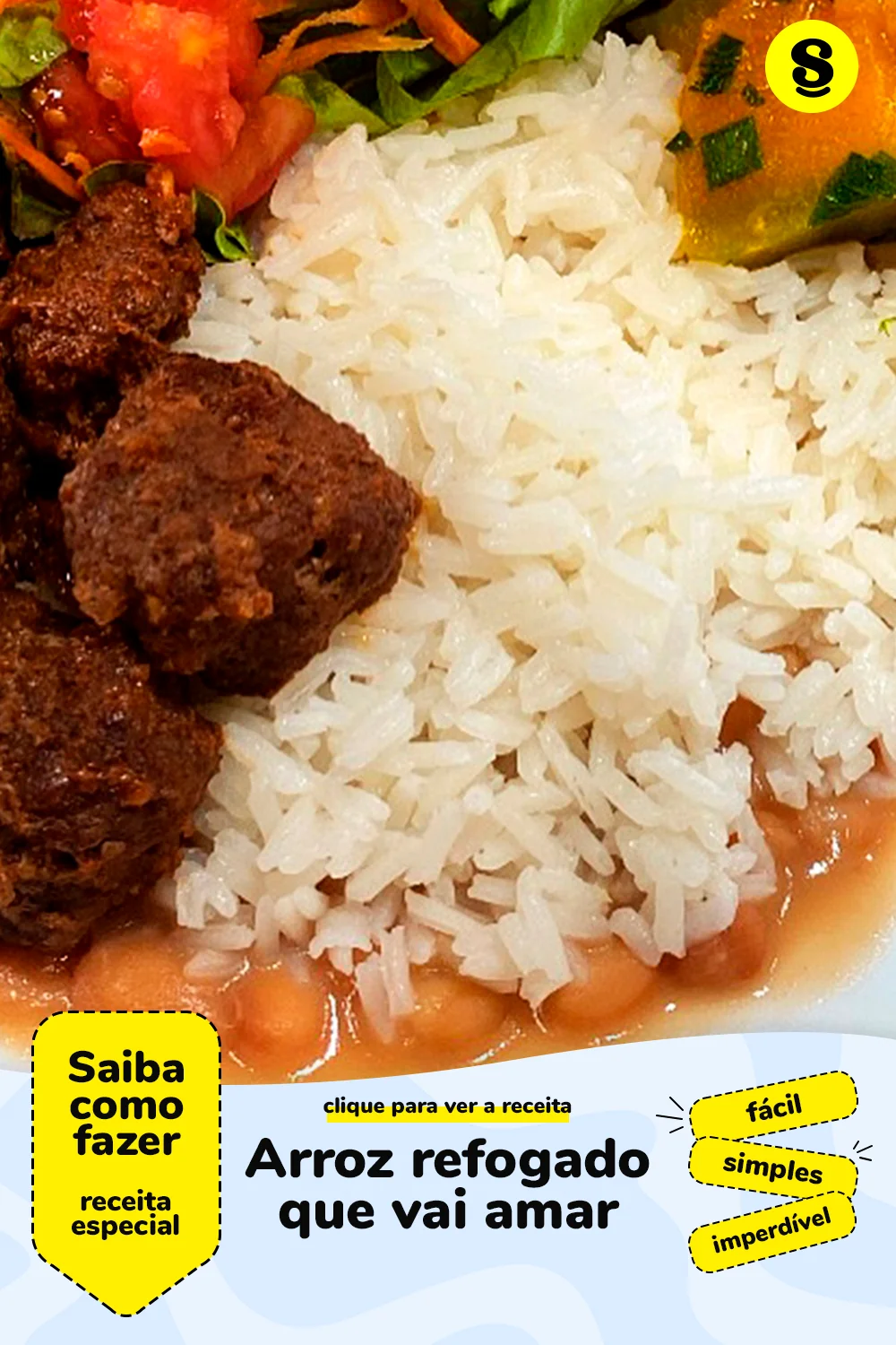 Receita de arroz refogado