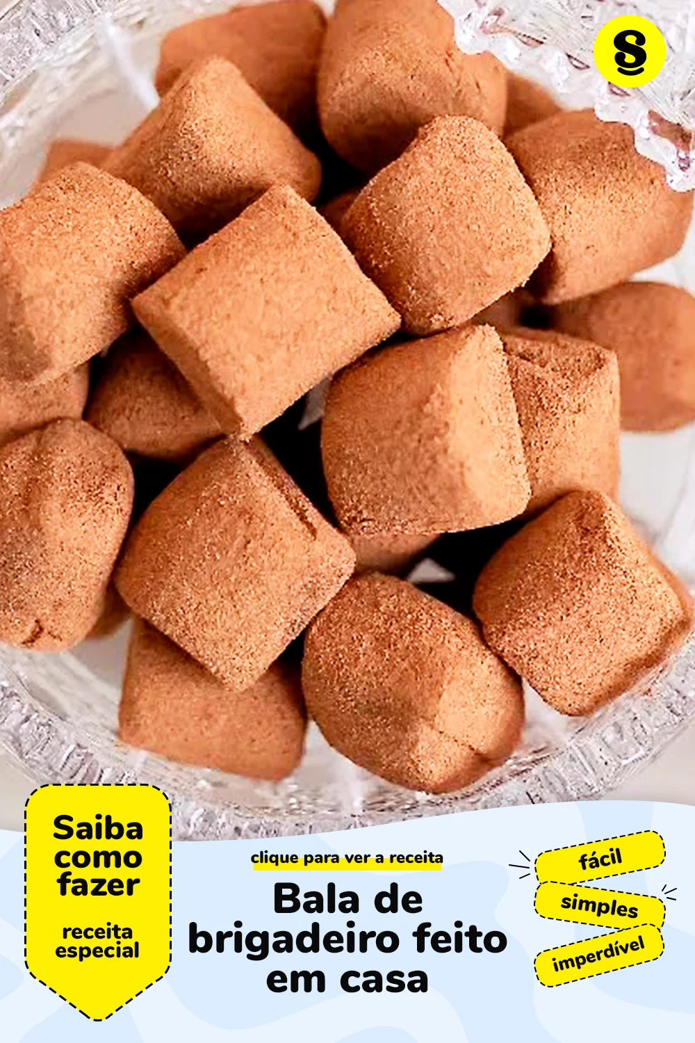 Receita de bala de brigadeiro