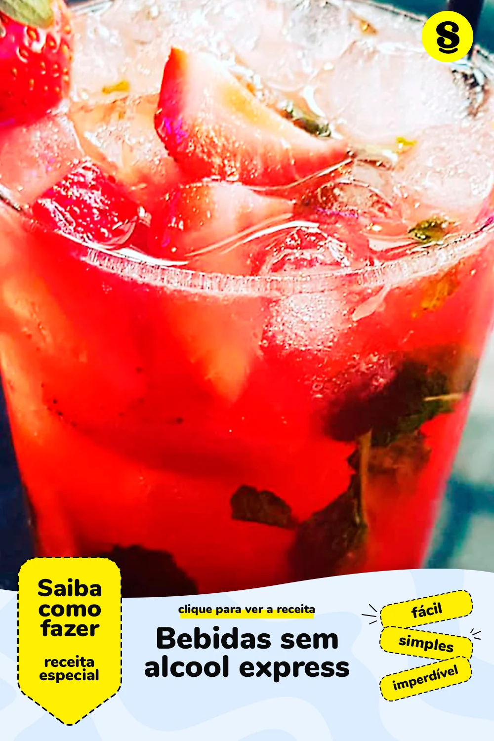 Receita de bebidas sem alcool