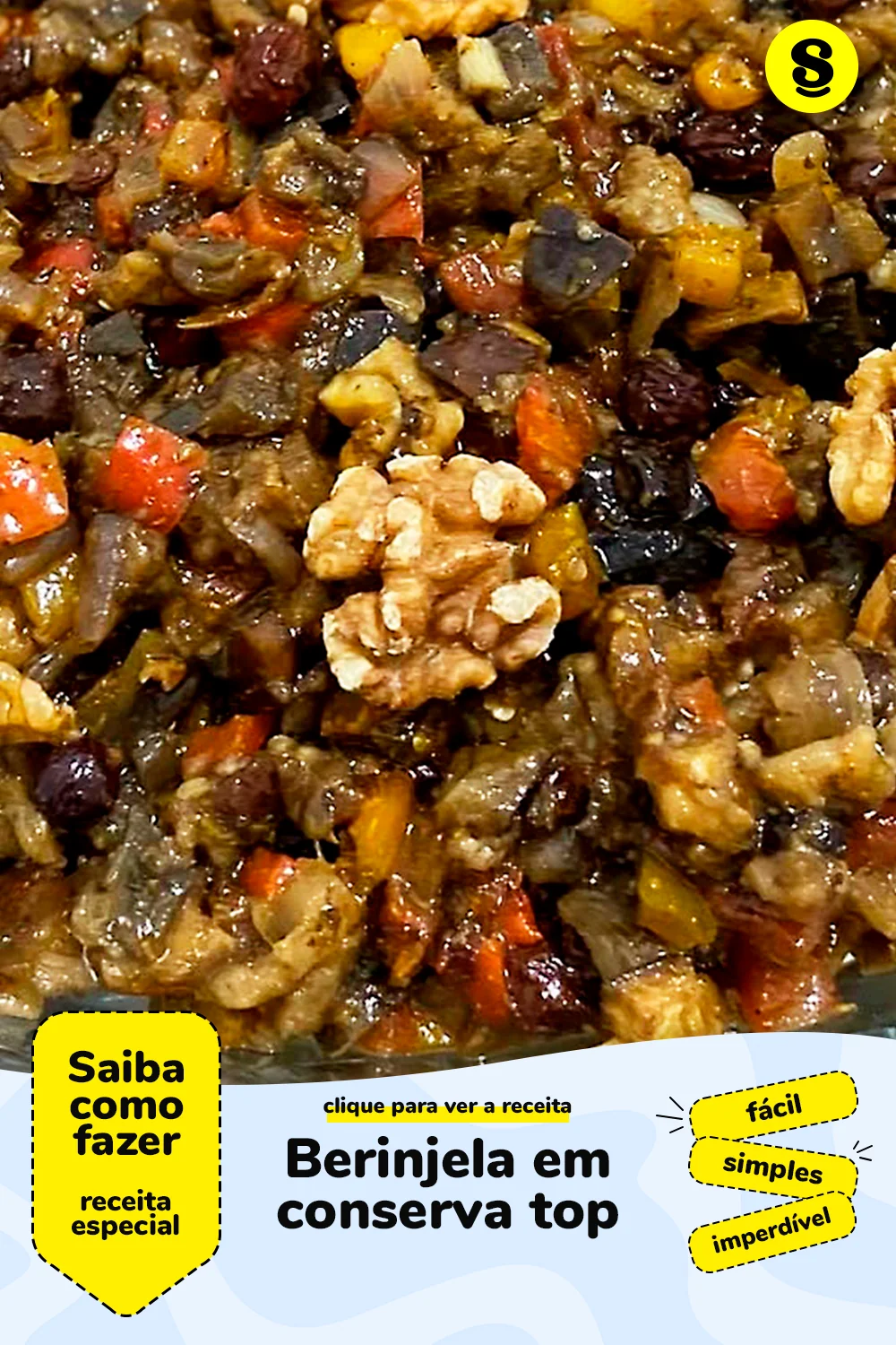 Receita de berinjela em conserva