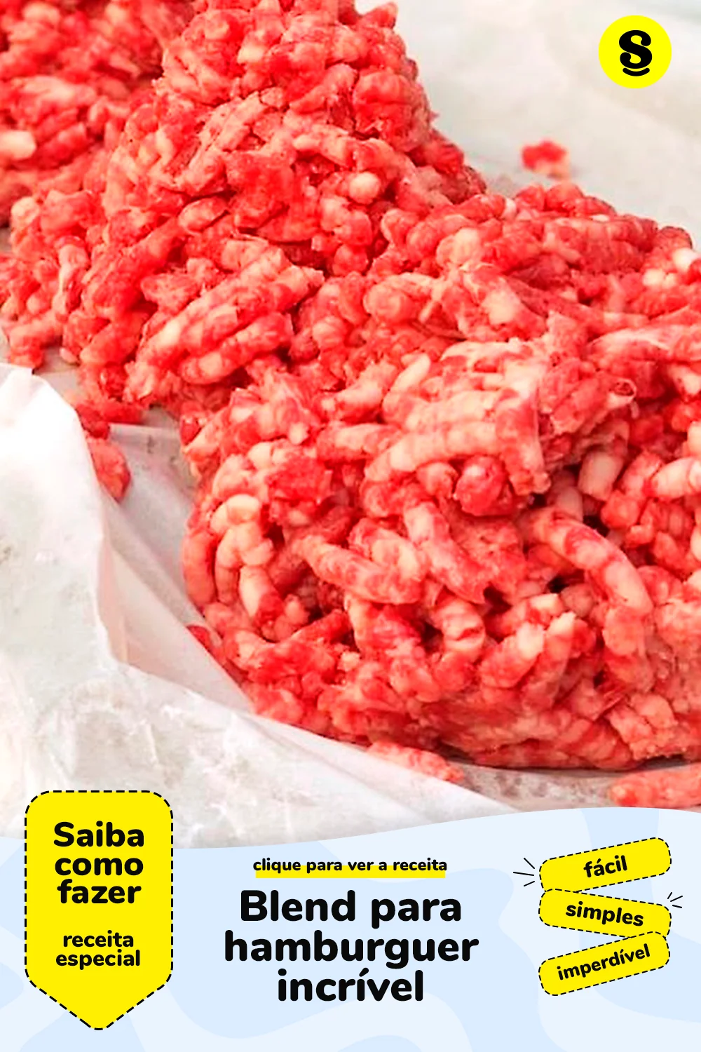 Receita de blend para hamburguer
