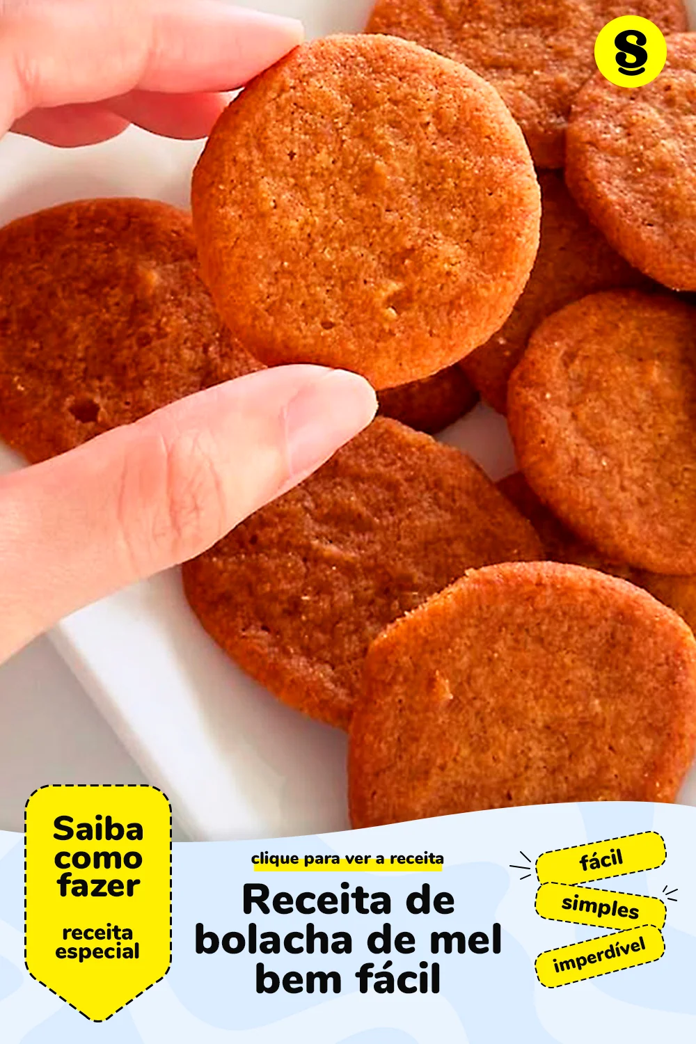 Receita de bolacha de mel