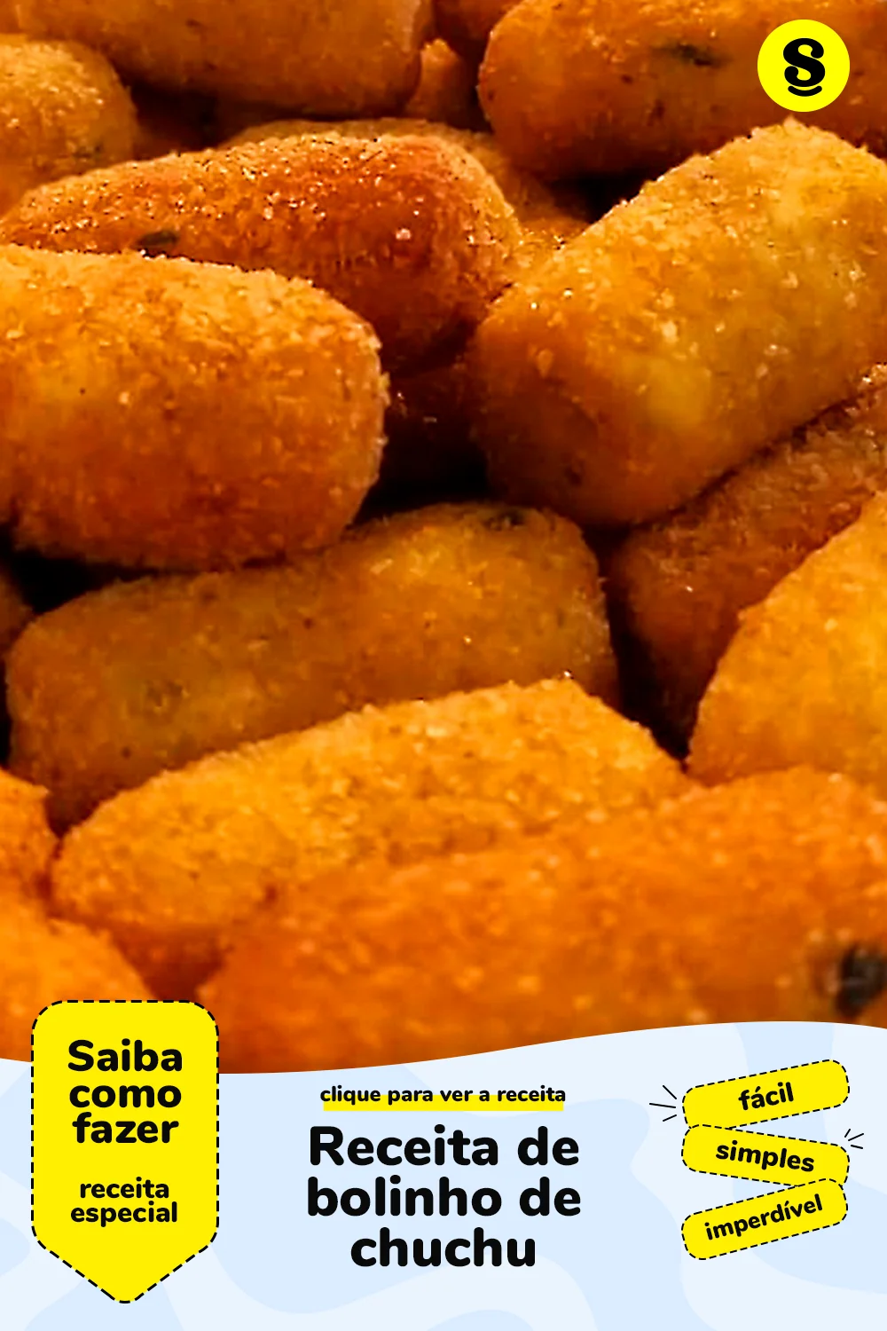 Receita de bolinho de chuchu