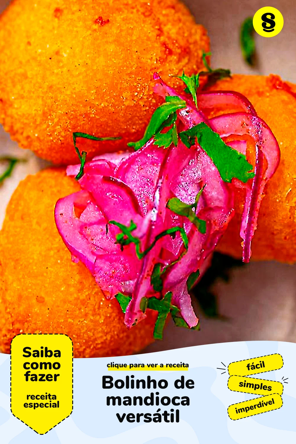 Receita de bolinho de mandioca