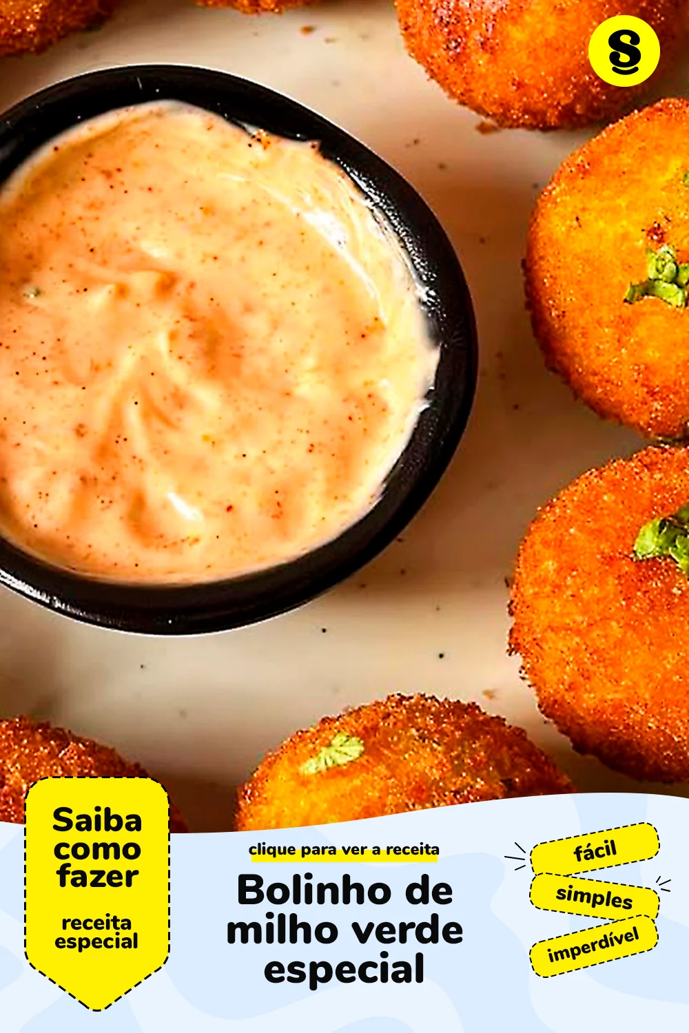 Receita de bolinho de milho verde