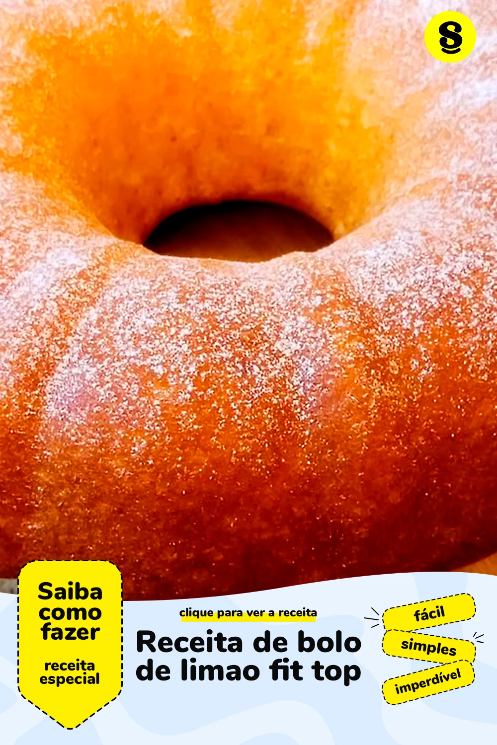 Receita de bolo de limao fit