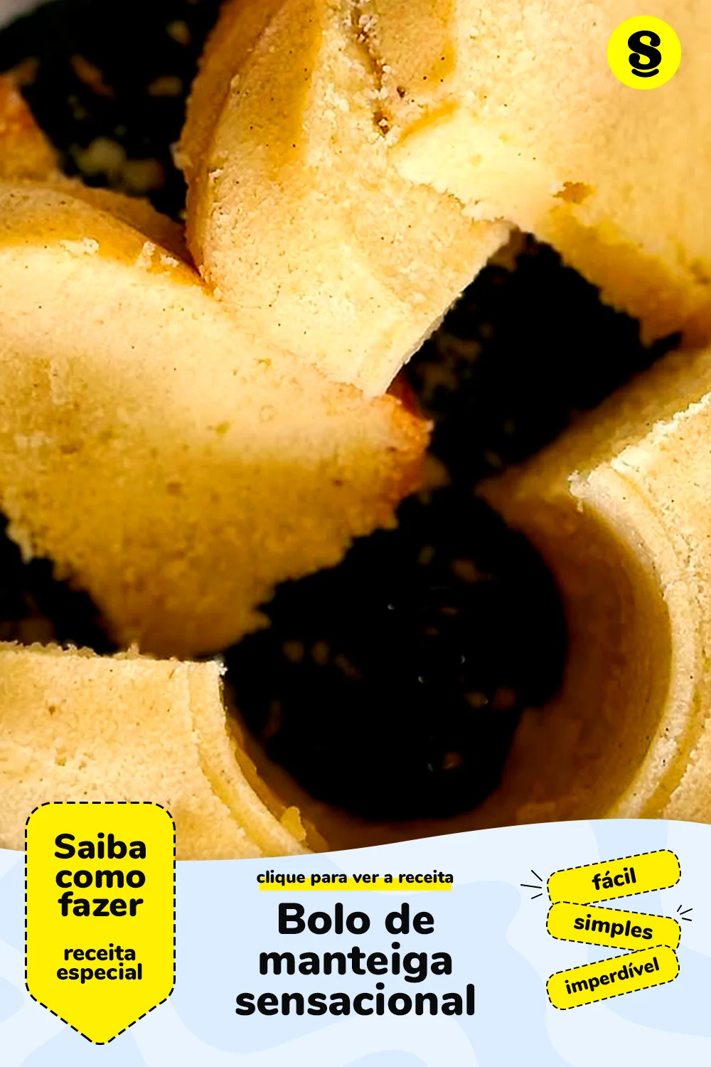 Receita de bolo de manteiga