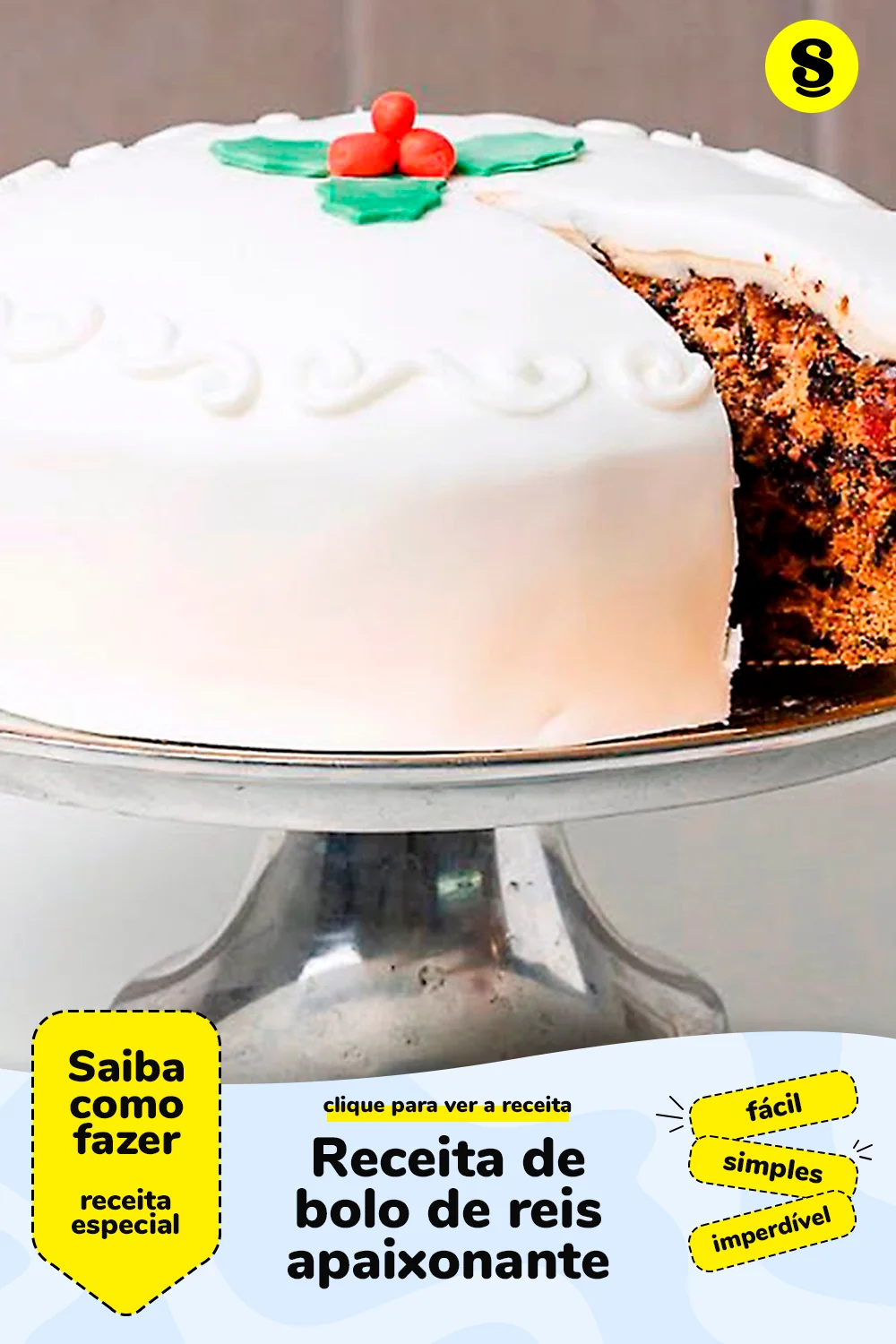 Receita de bolo de reis