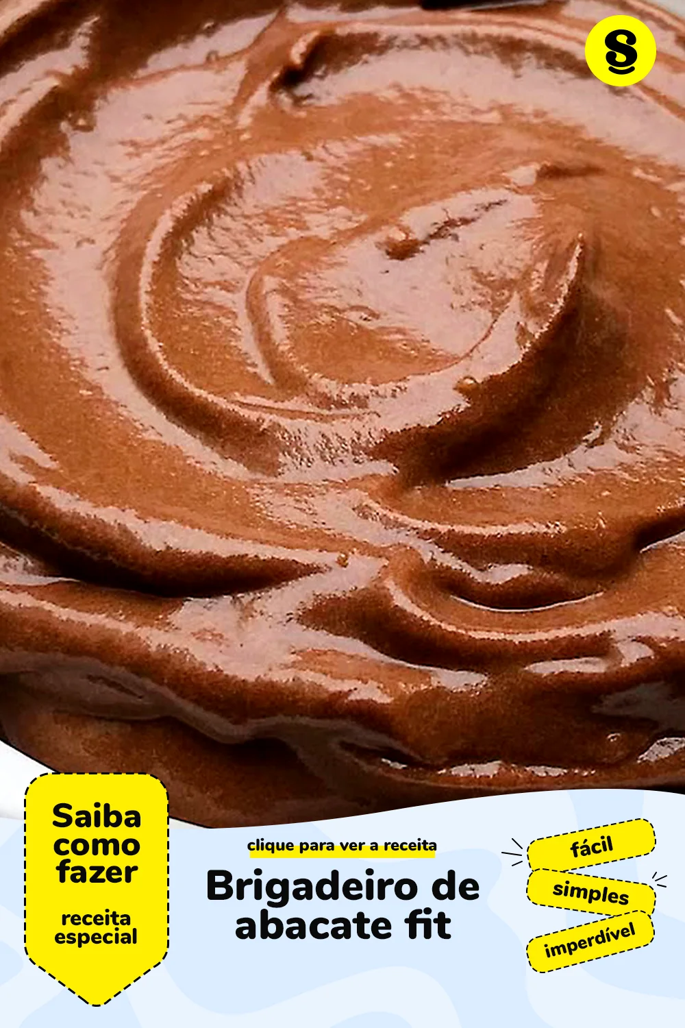 Receita de brigadeiro de abacate fit