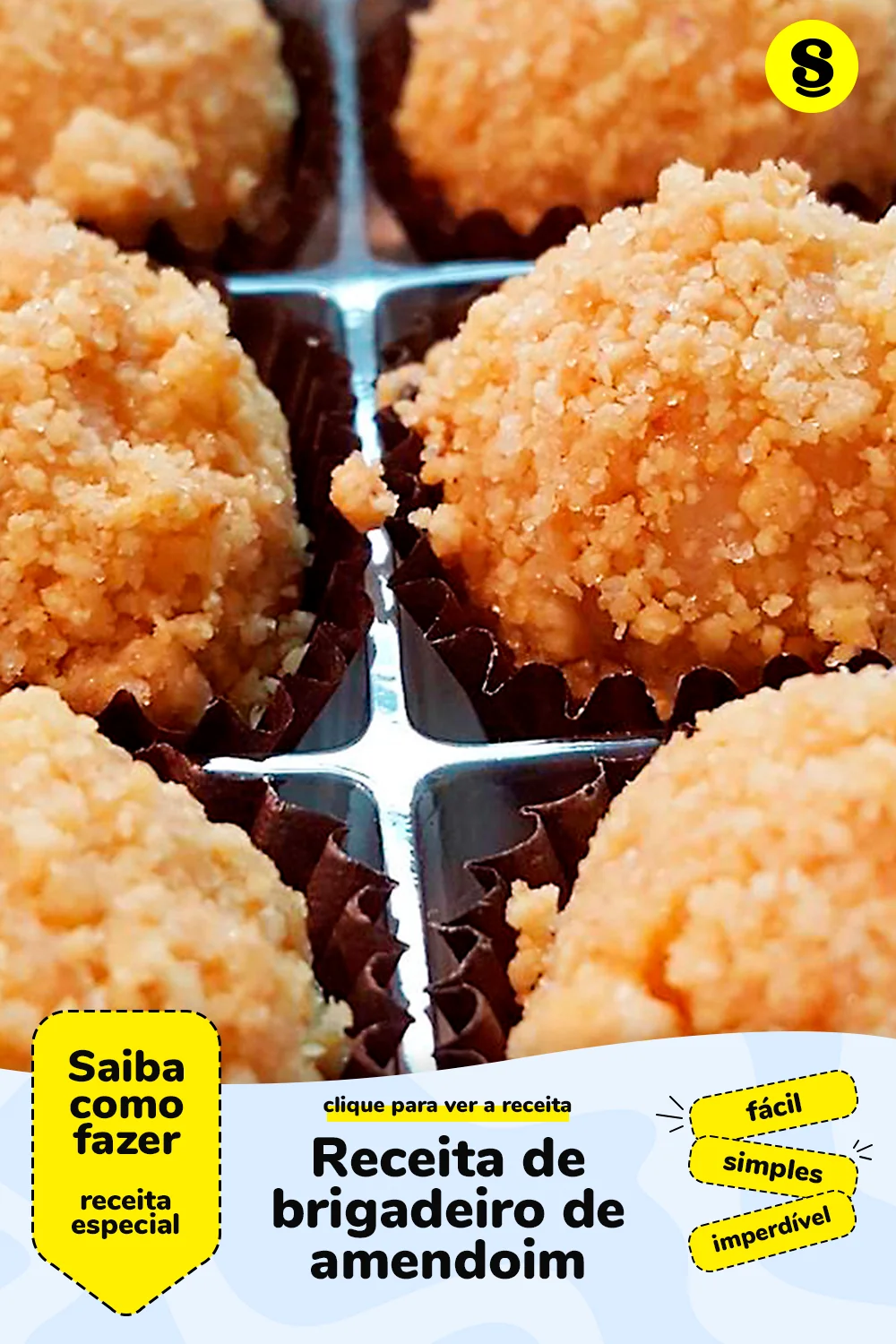 Receita de brigadeiro de amendoim